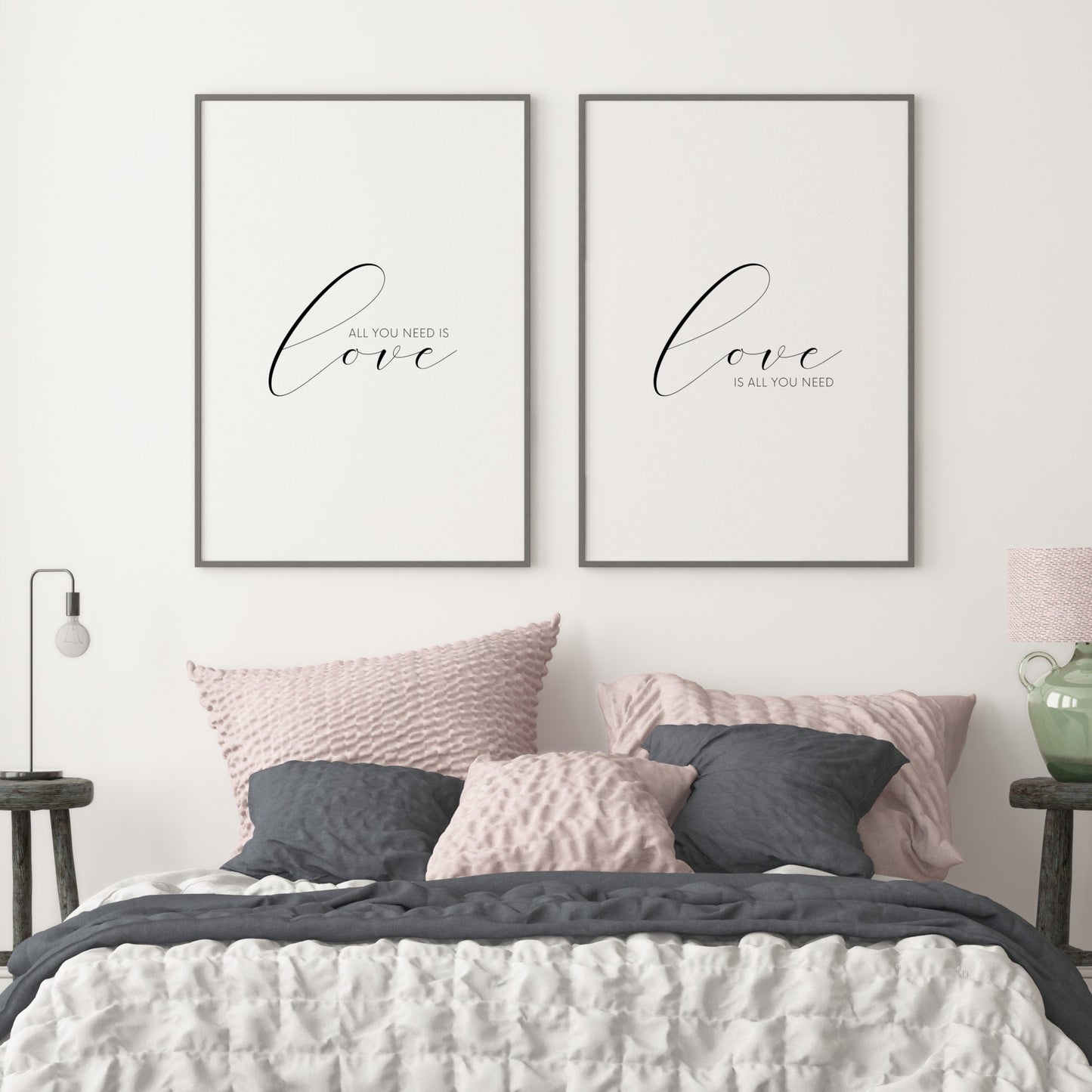 All You Need Is Love, Love Is All You Need Prints (Set of 2)