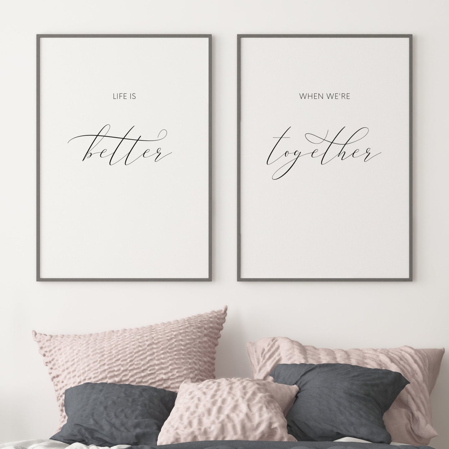 Life Is Better When We're Together Prints (Set of 2)