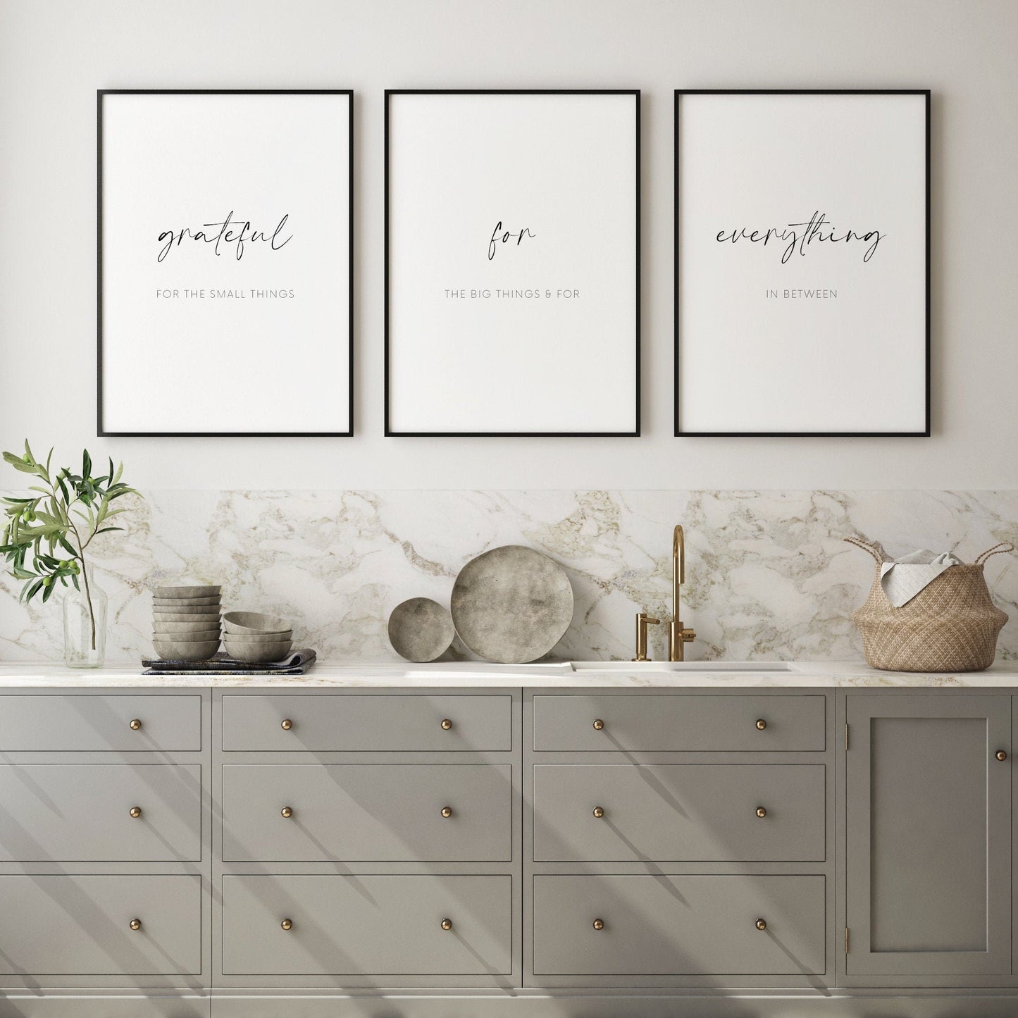 Grateful For Everything Prints (Set of 3)