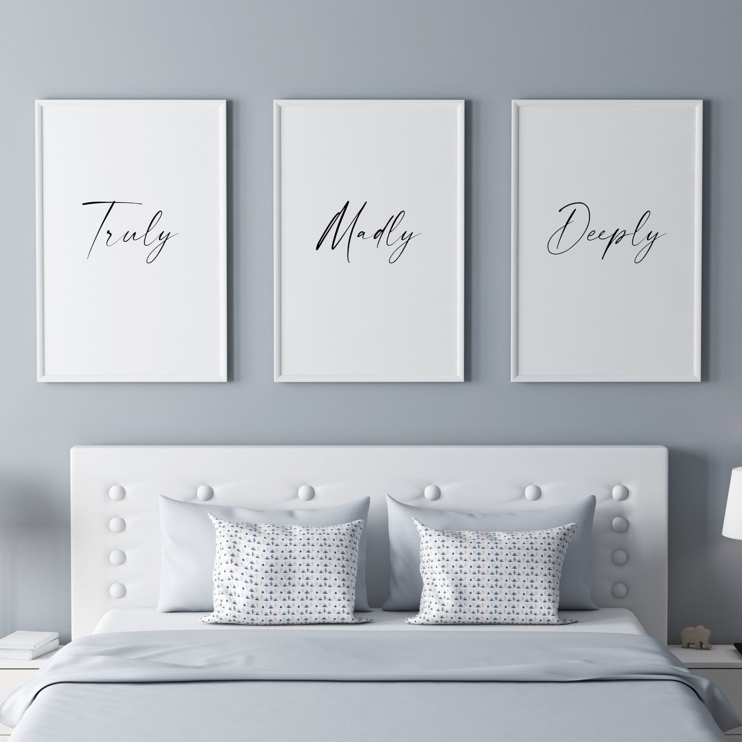 Truly Madly Deeply Prints (Set of 3)