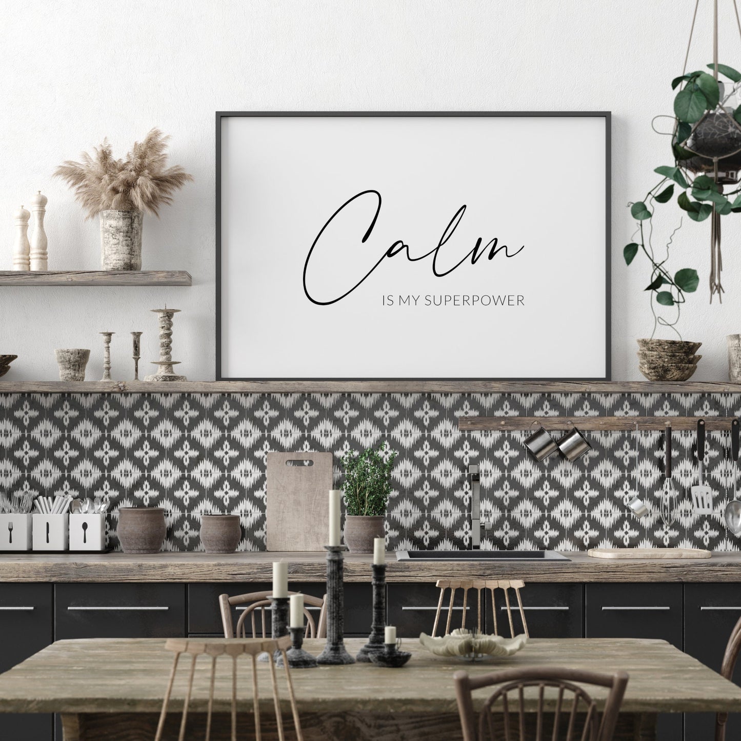 Calm Is My Superpower Print