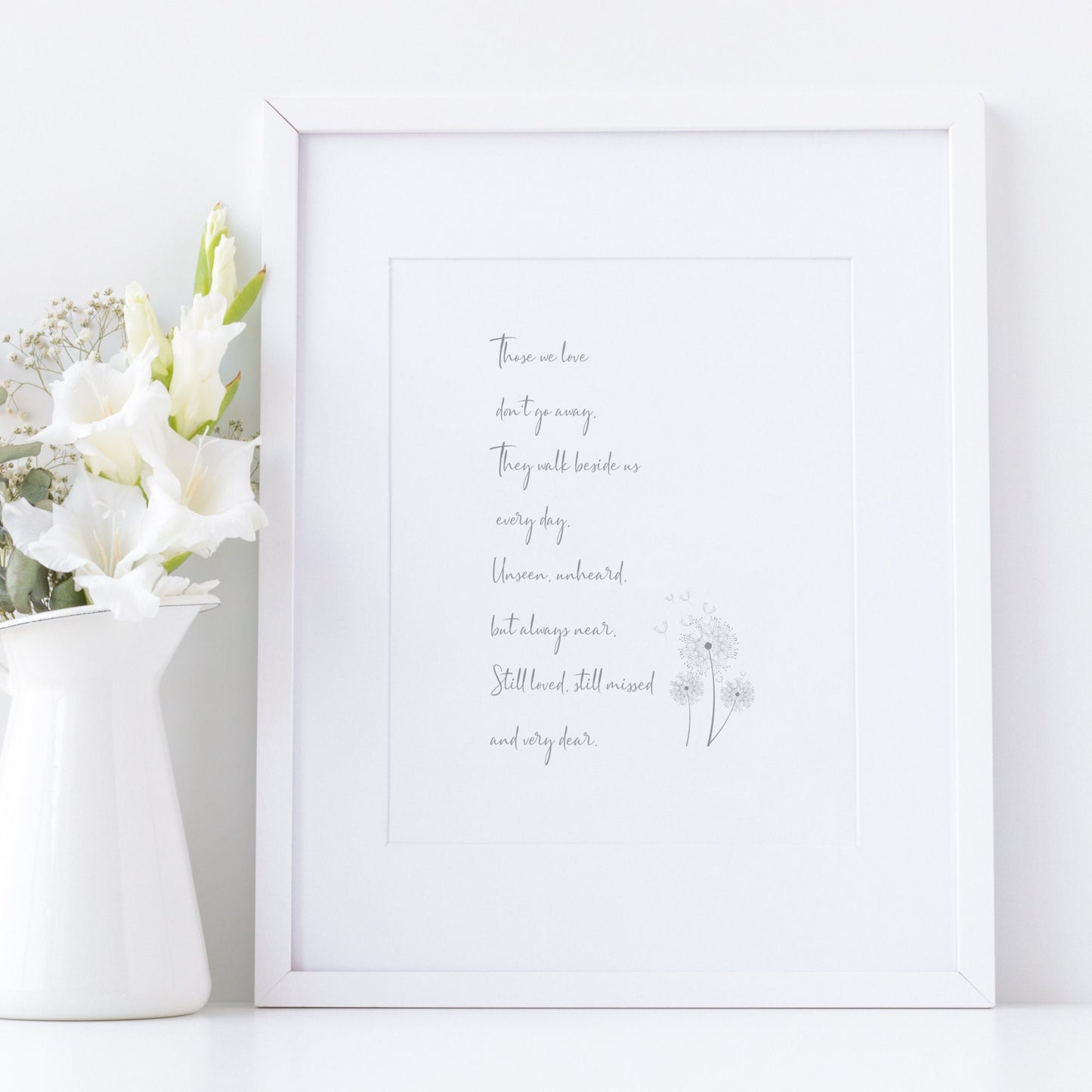 Those We Love Don't Go Away Print