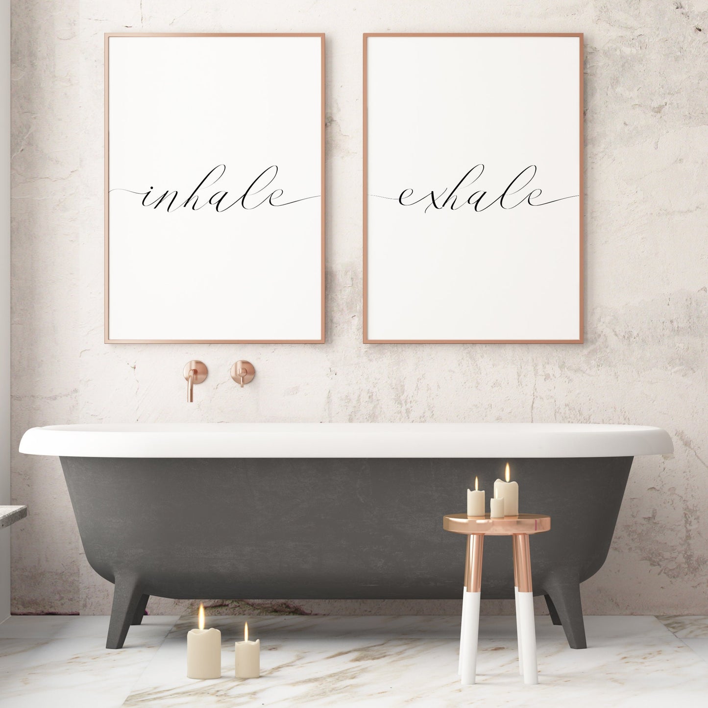 Inhale Exhale Prints (Set of 2)