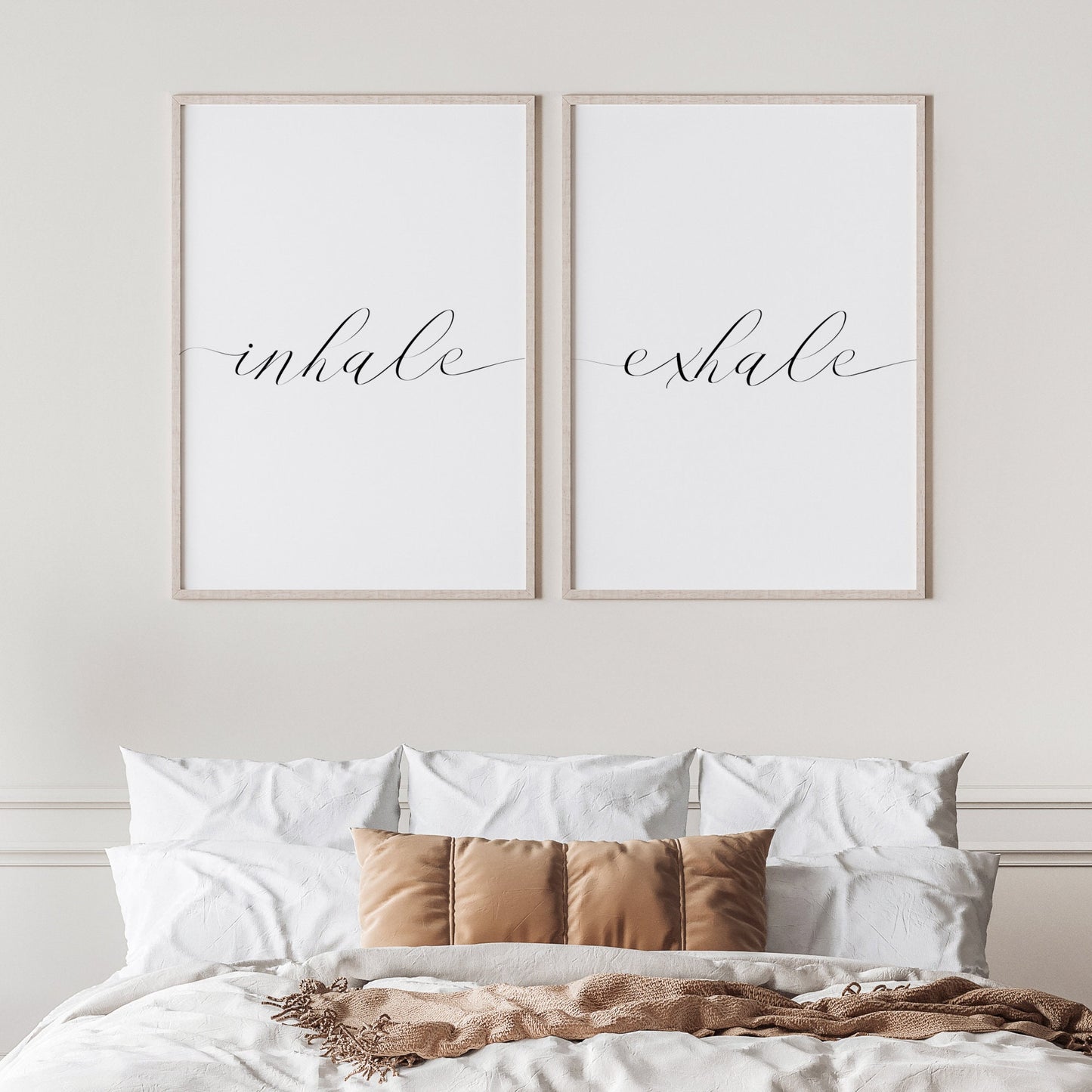 Inhale Exhale Prints (Set of 2)