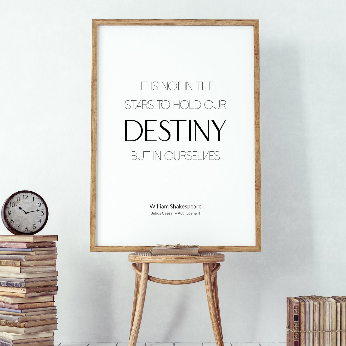 It Is Not In The Stars To Hold Our Destiny from Julius Caesar Print