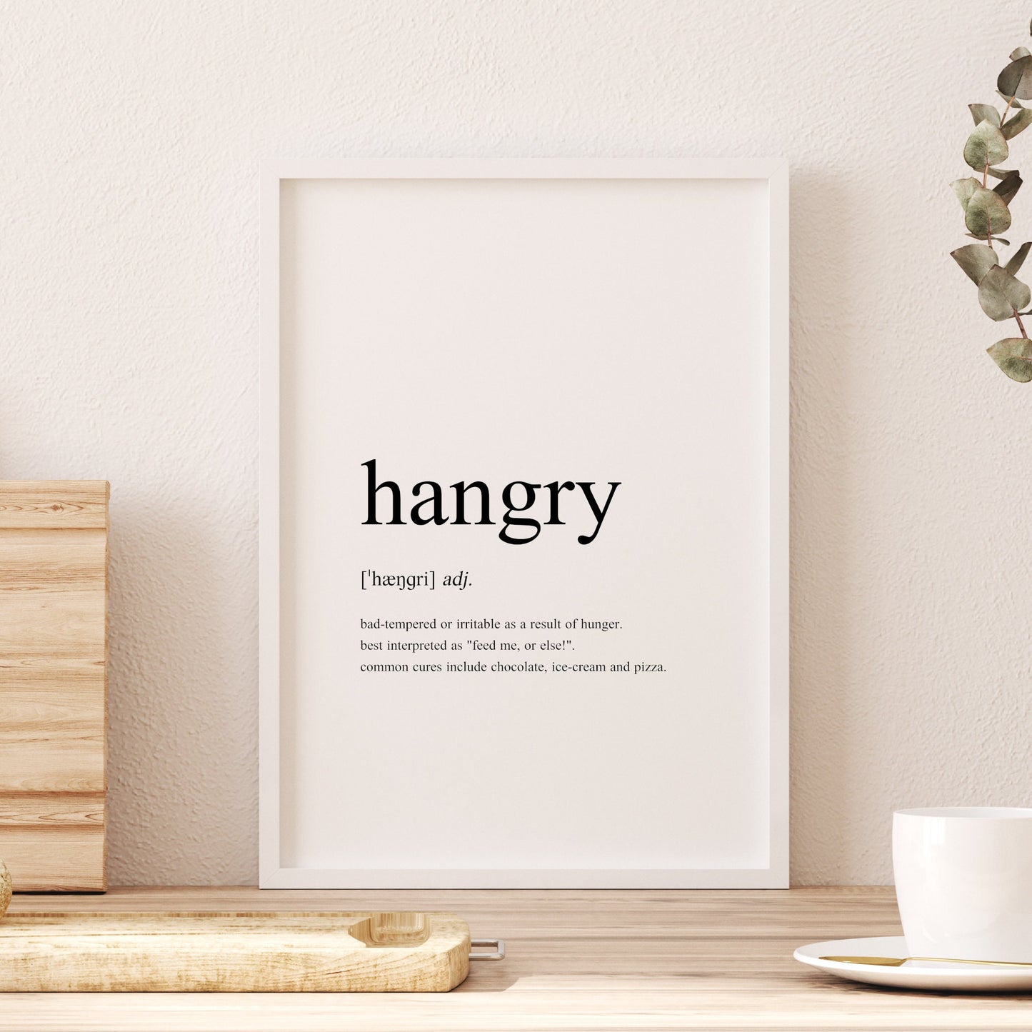 Hangry Definition Print