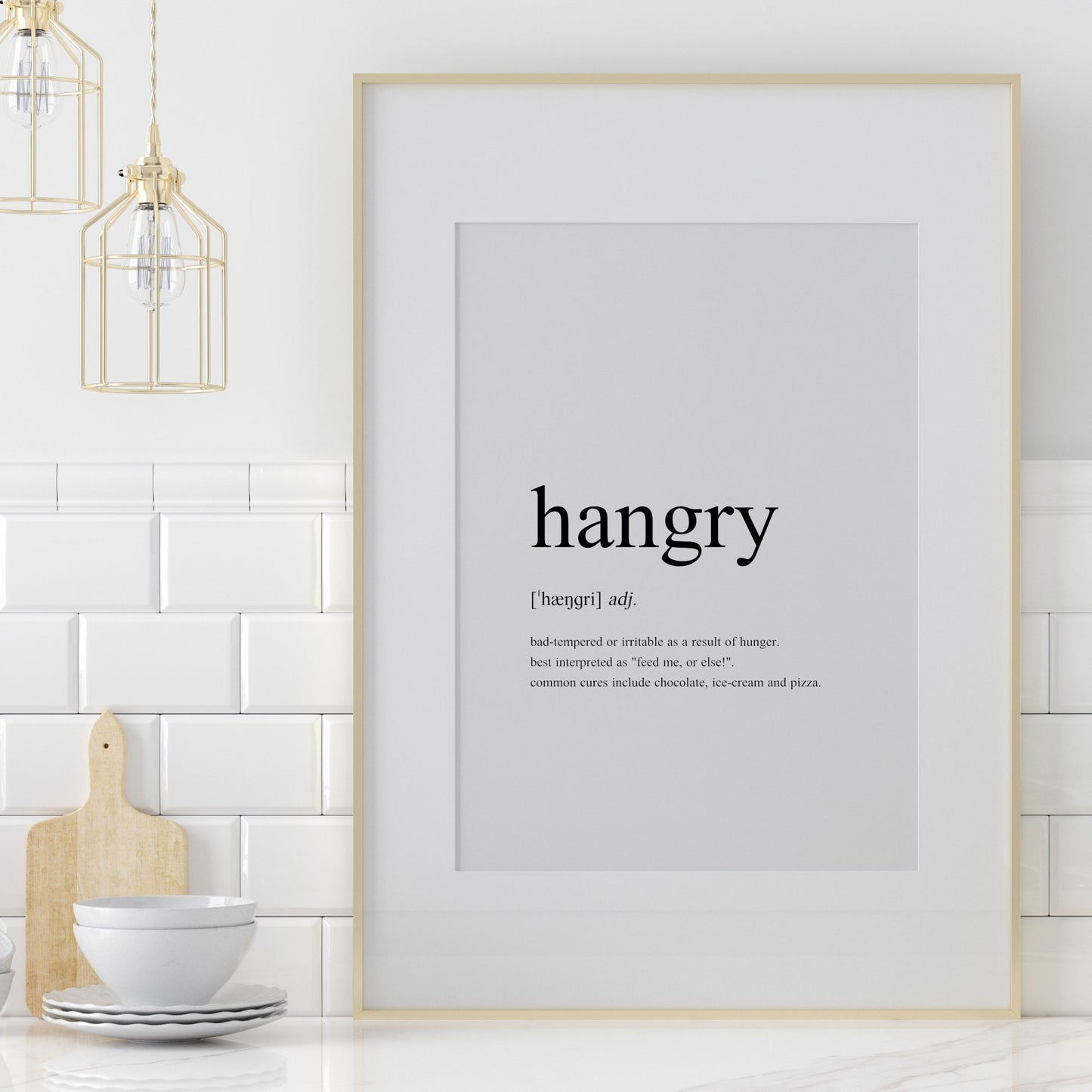 Hangry Definition Print