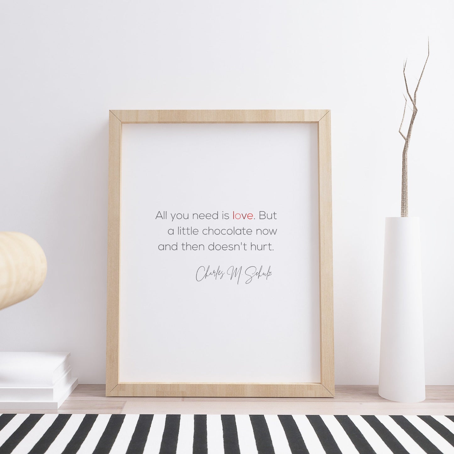 All You Need Is Love from Charles Schulz Print