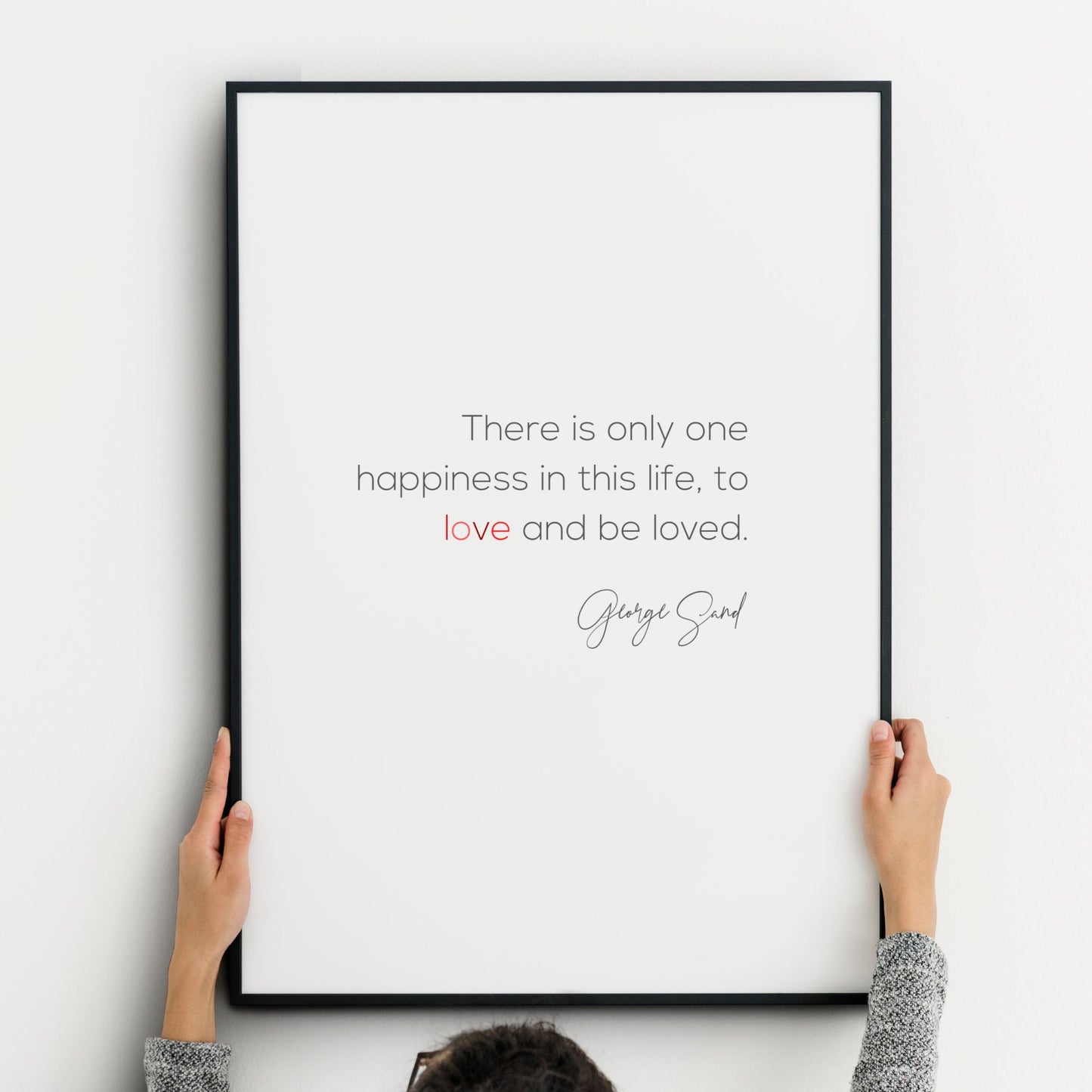 To Love And Be Loved from George Sand Print