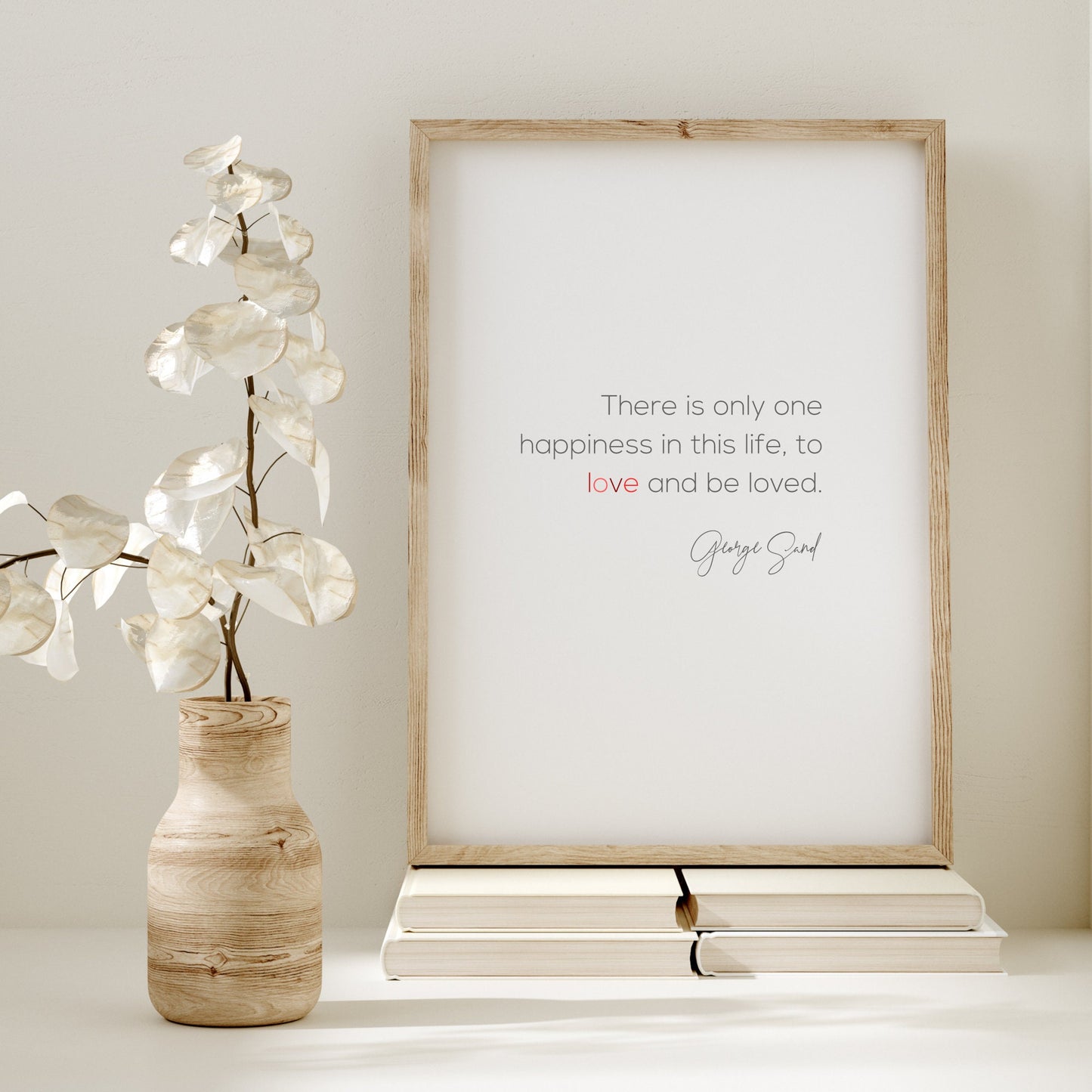 To Love And Be Loved from George Sand Print