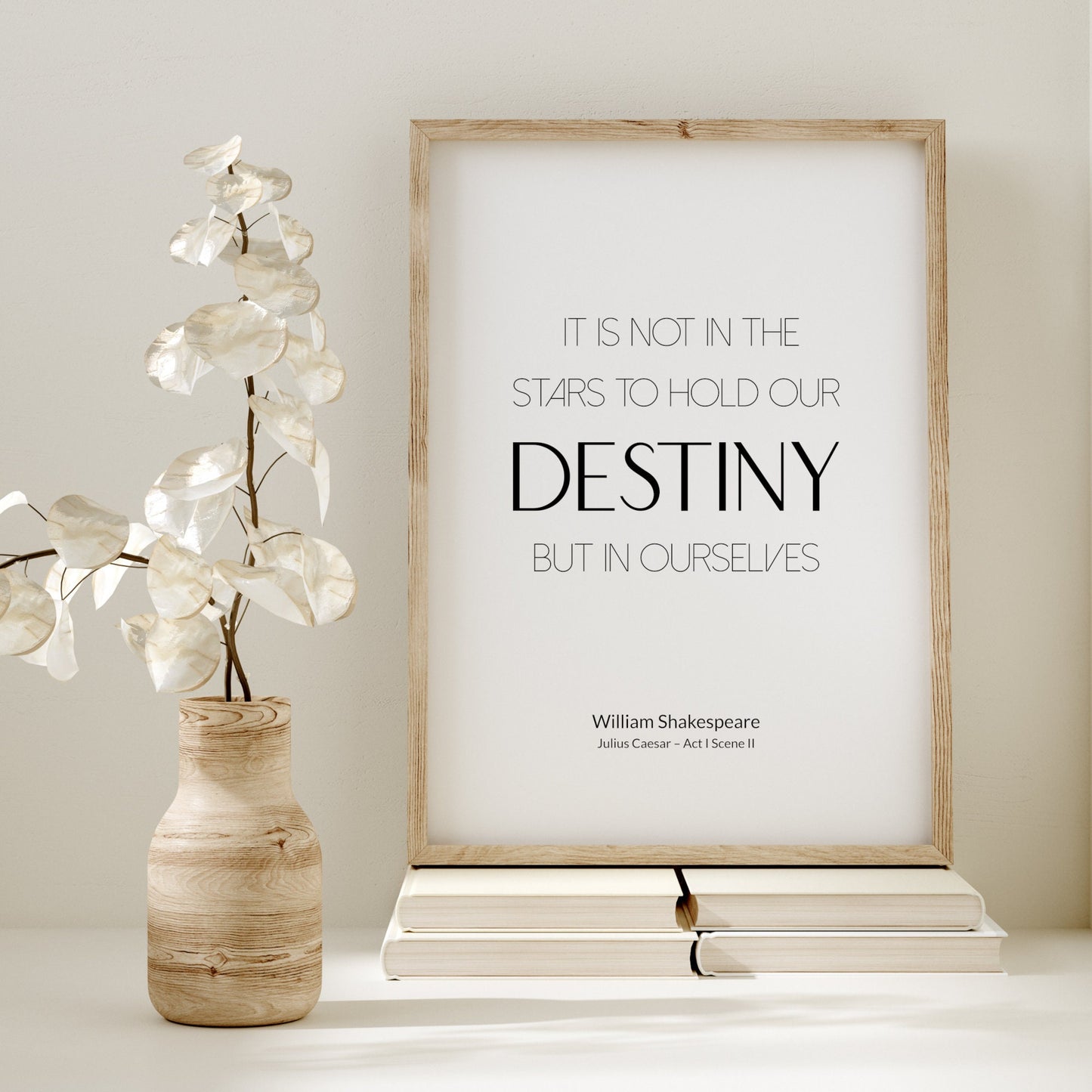 It Is Not In The Stars To Hold Our Destiny from Julius Caesar Print