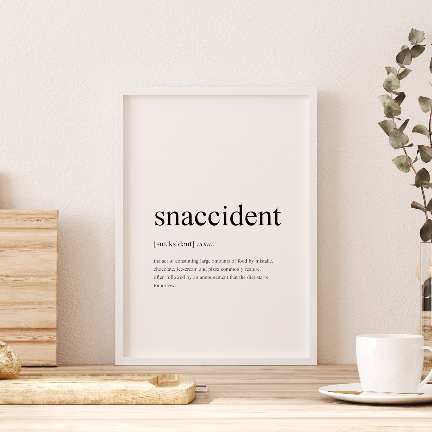 Snaccident Definition Print