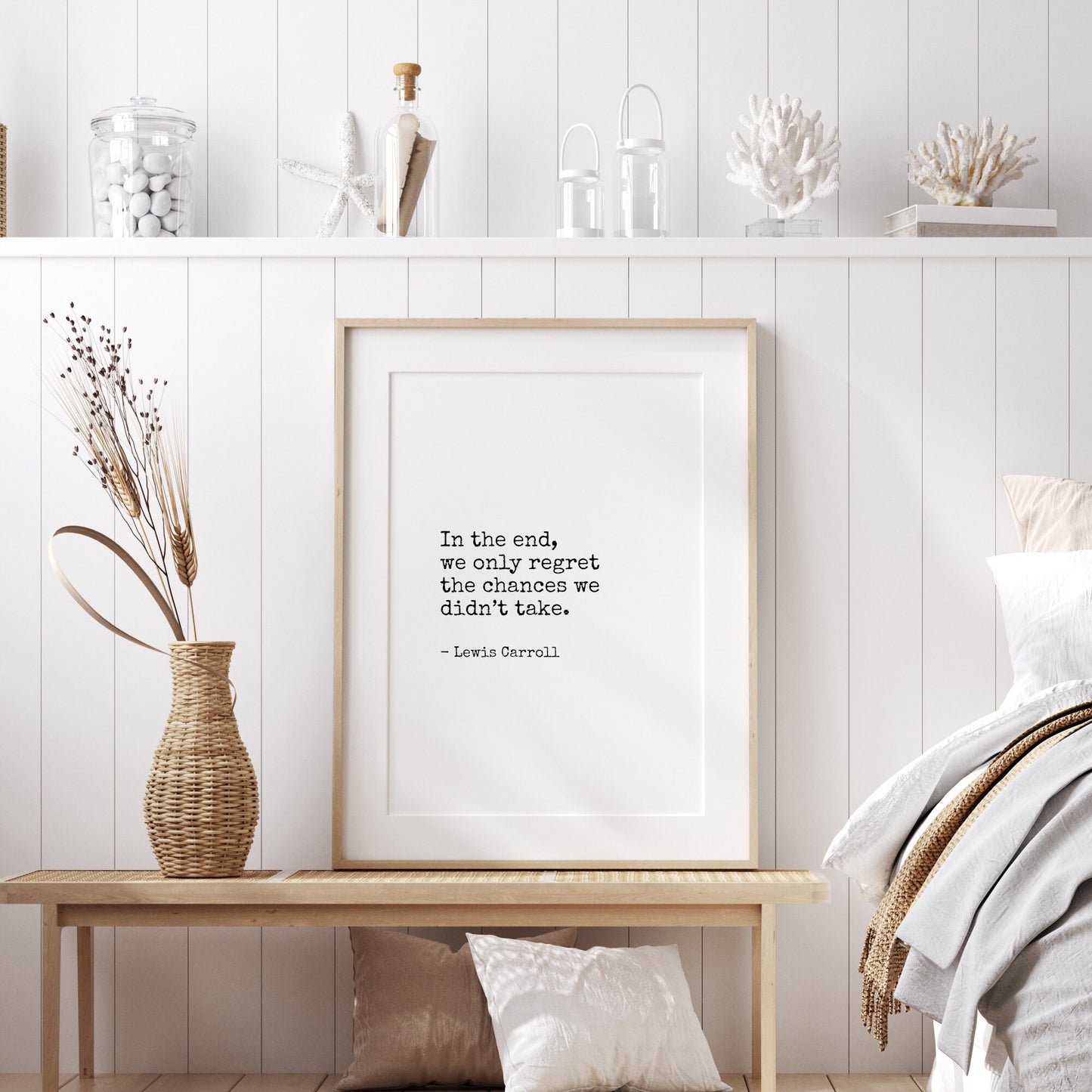 In The End, We Only Regret The Chances We Didn’t Take from Lewis Carroll Print