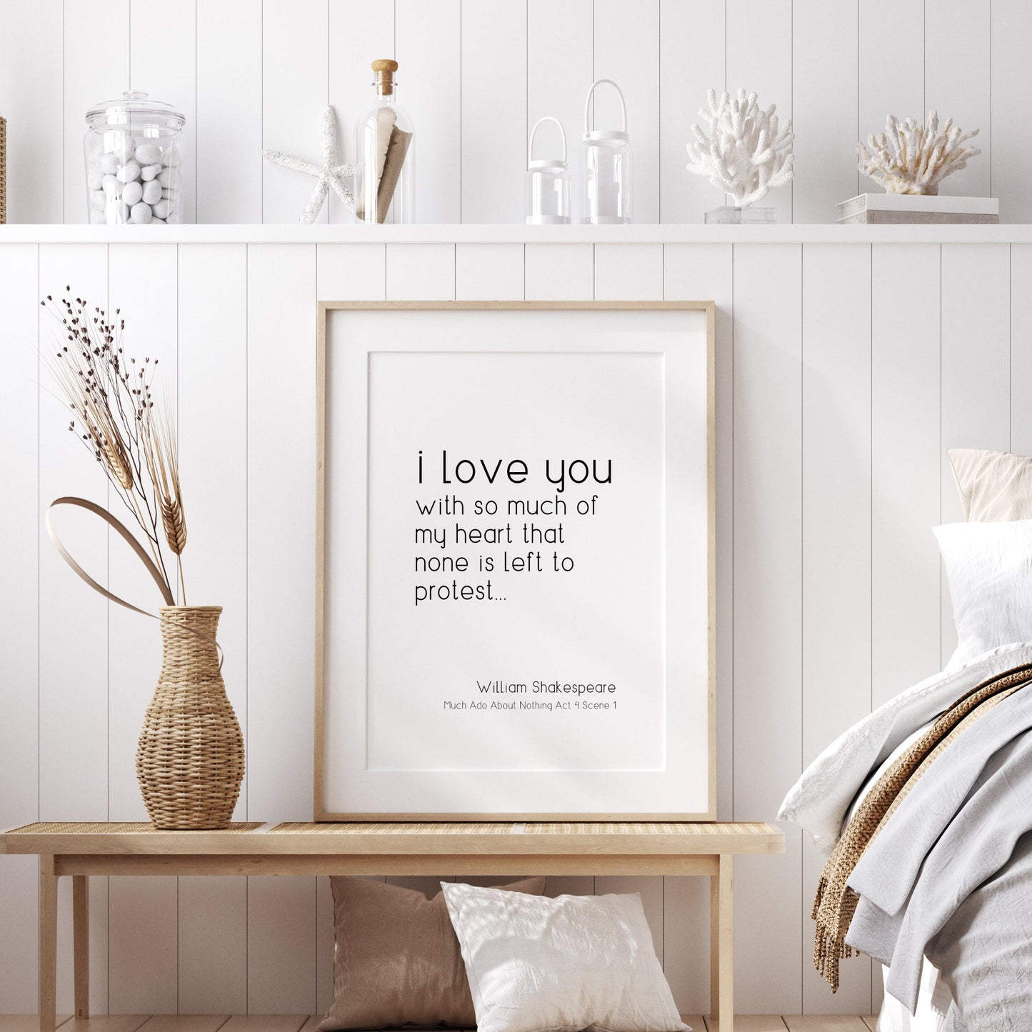 I Love You With So Much Of My Heart from Much Ado About Nothing Print