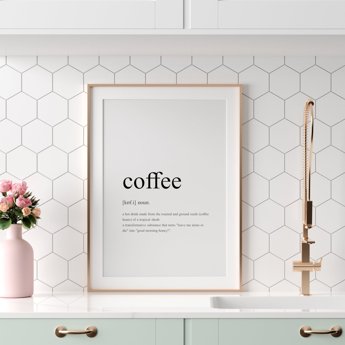 Coffee Definition Print