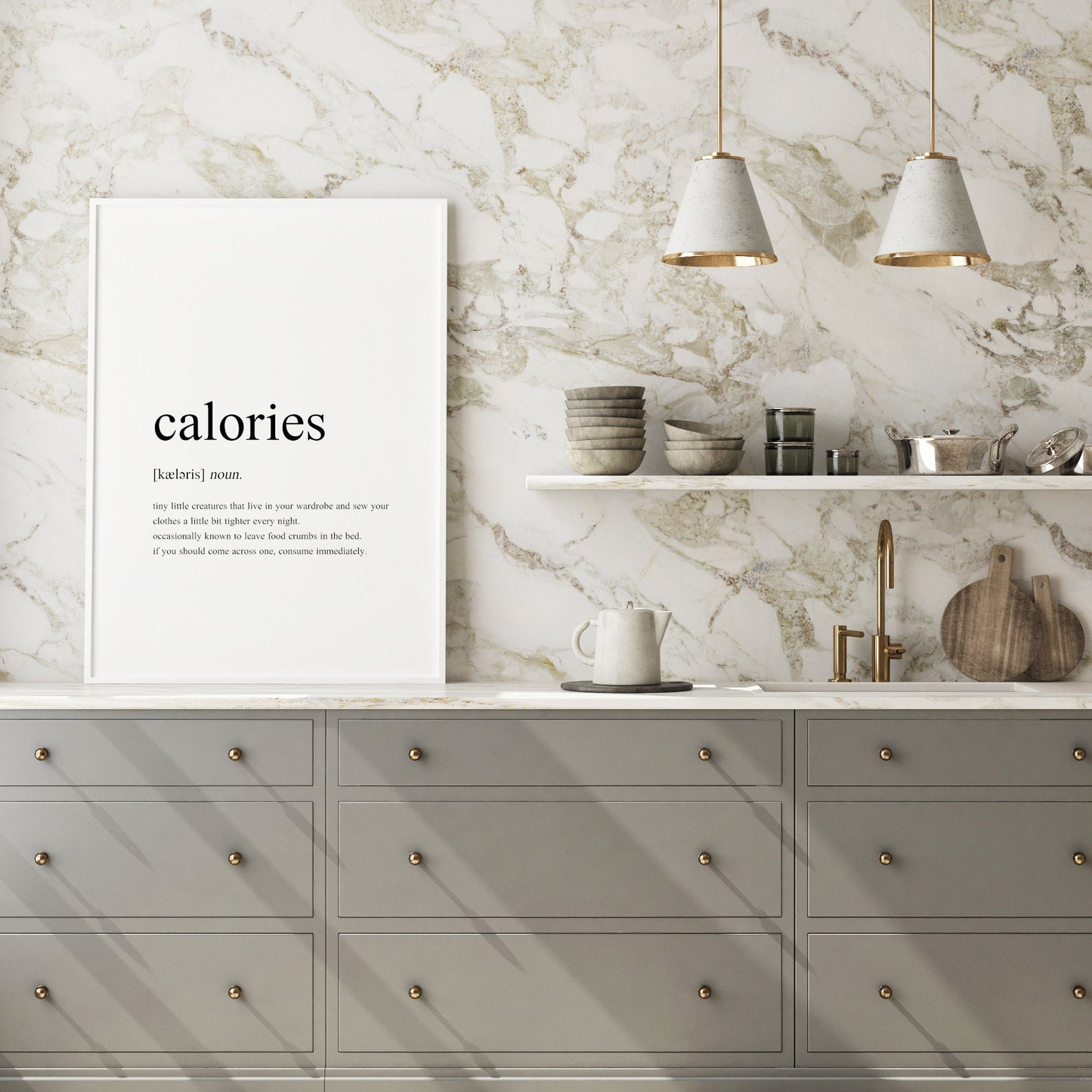 Calories Definition Print