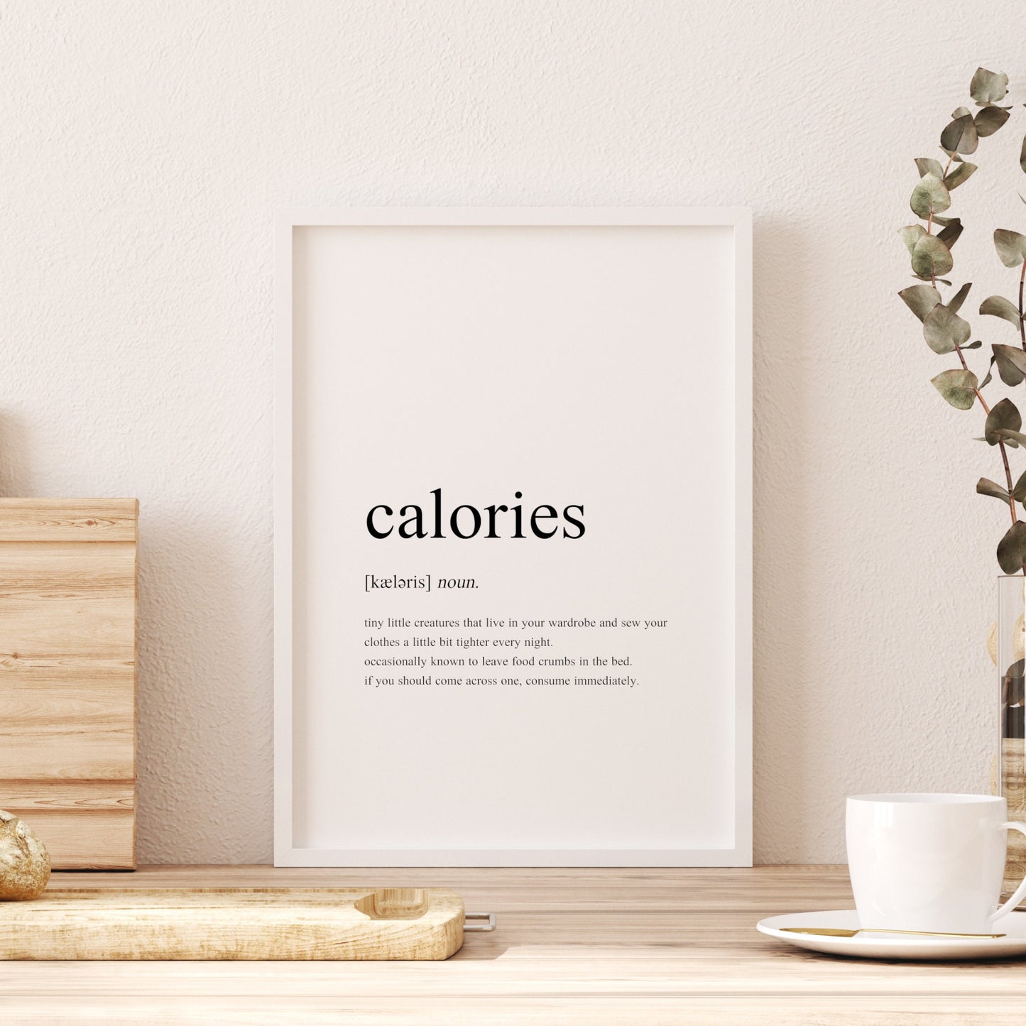 Calories Definition Print