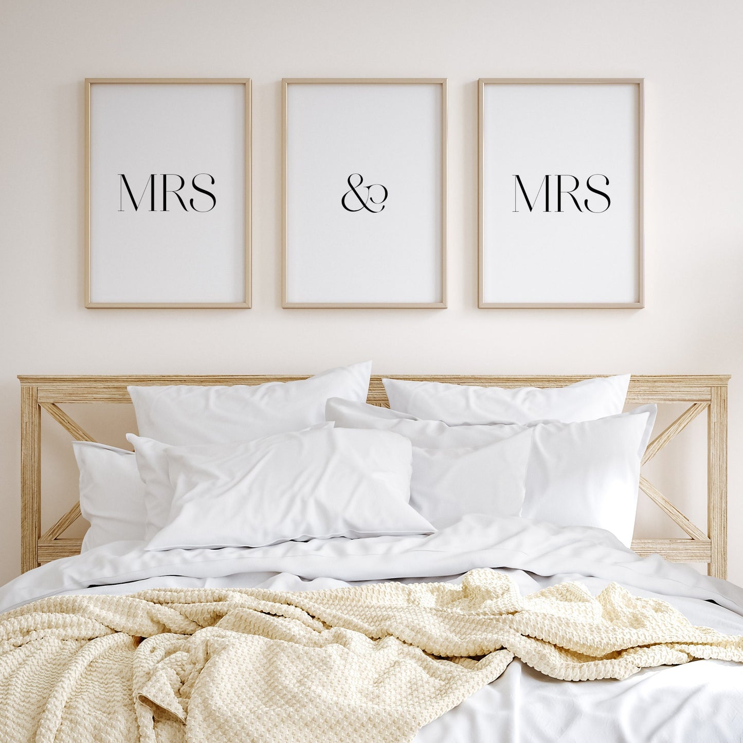 Mrs & Mrs Prints (Set of 3)