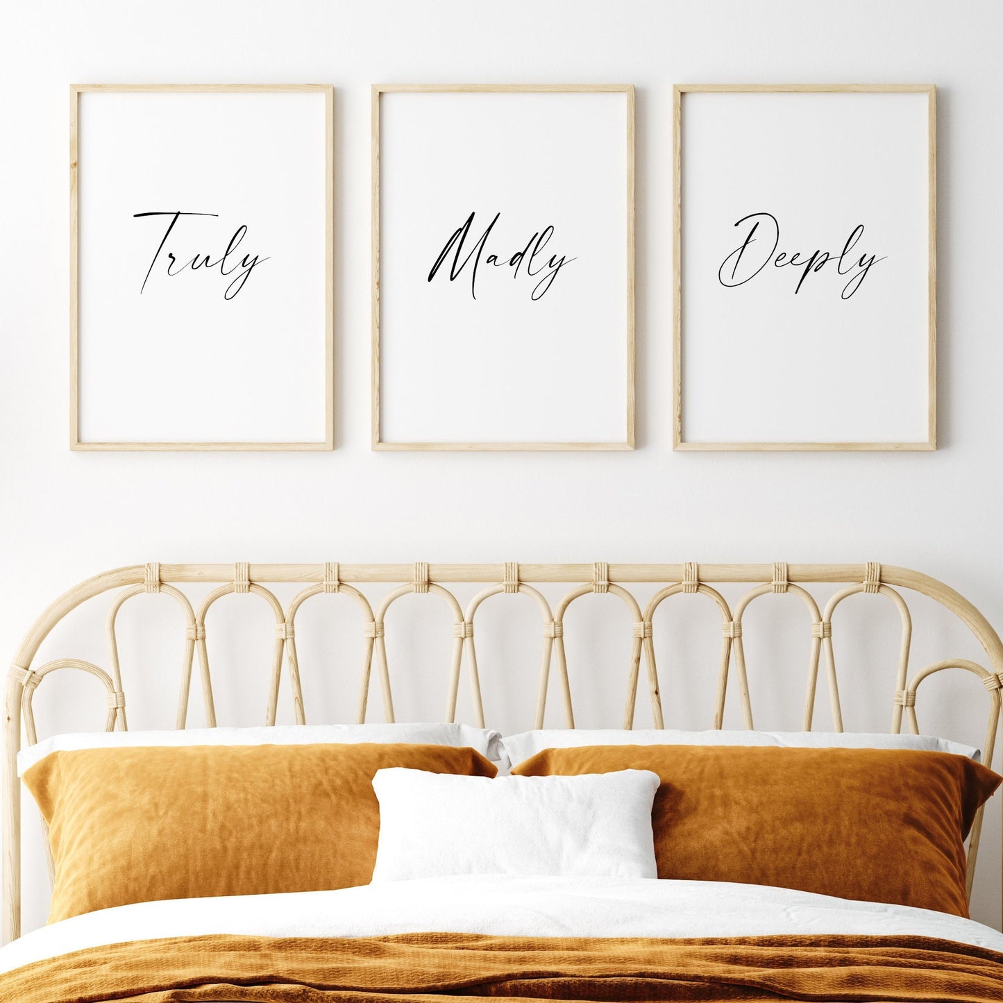 Truly Madly Deeply Prints (Set of 3)