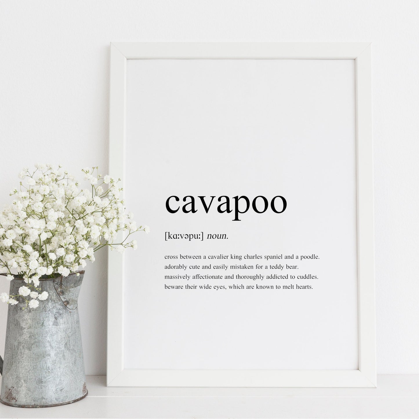 Cavapoo Definition Print