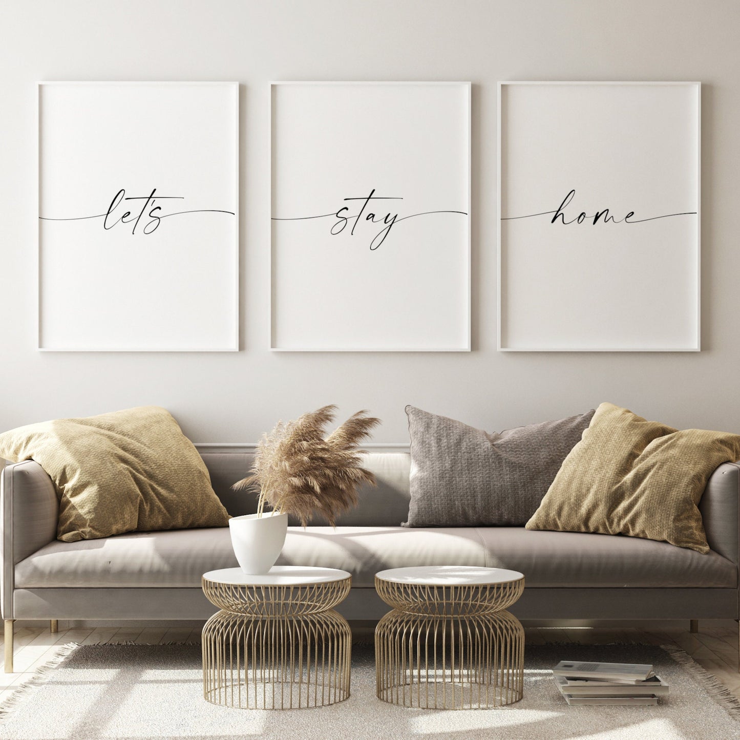 Let's Stay Home Prints (Set of 3)