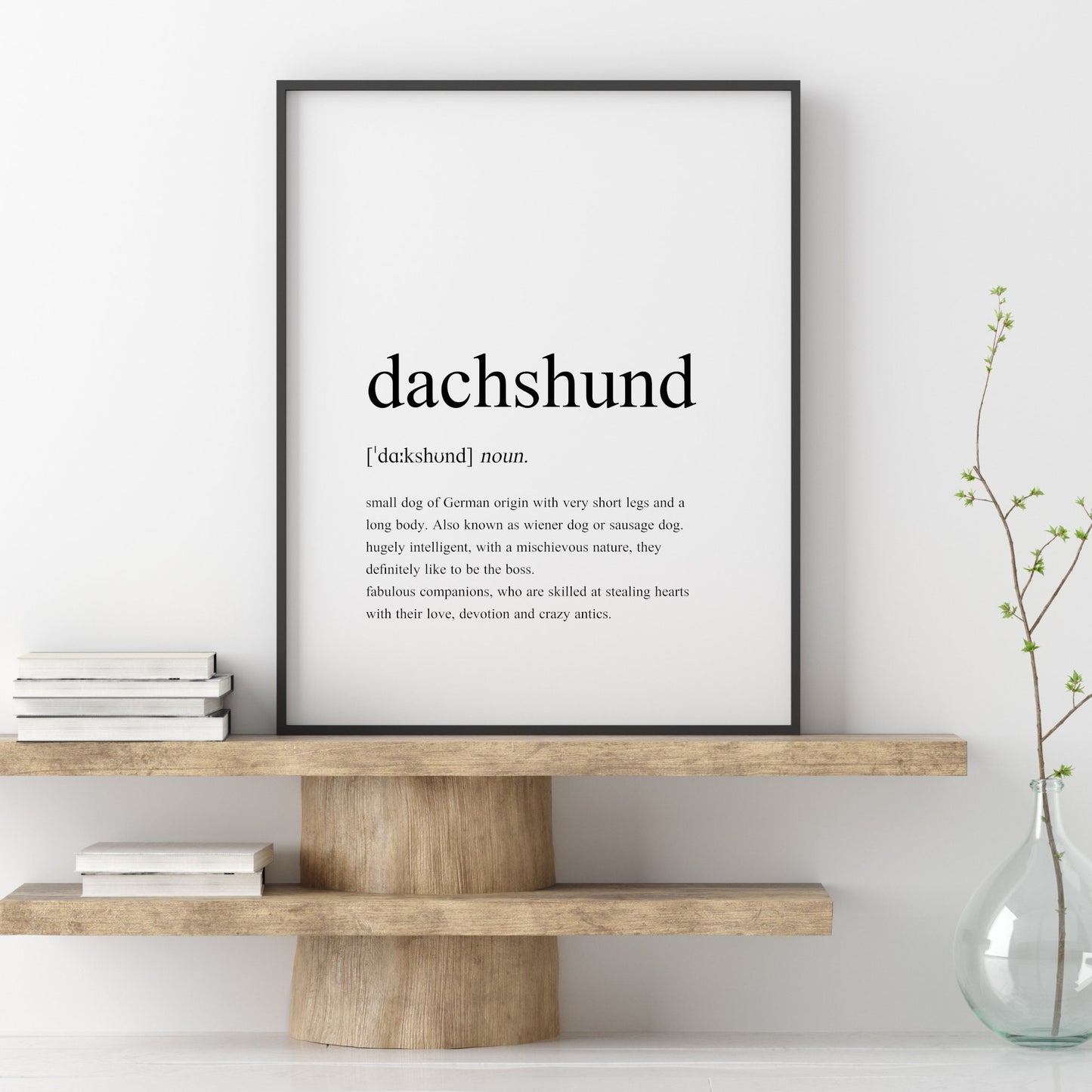 Dachshund Definition Print