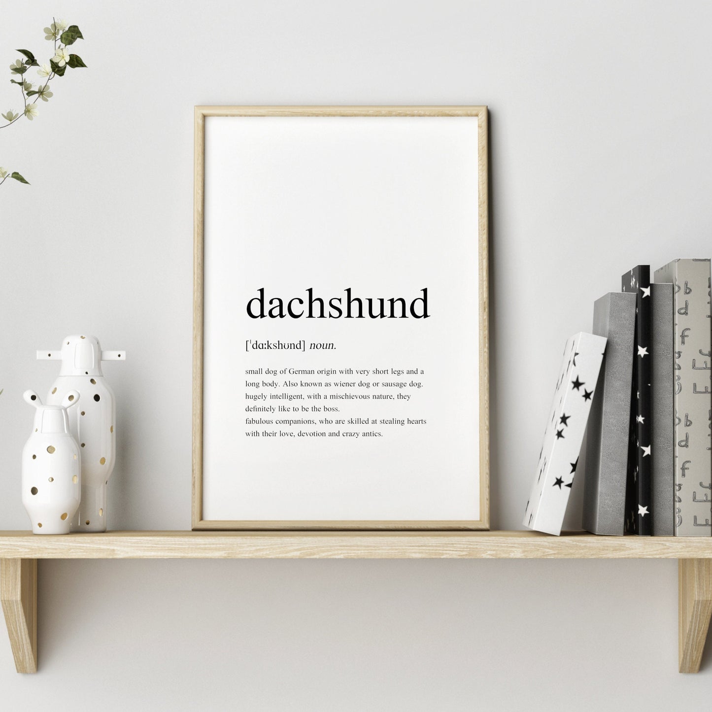 Dachshund Definition Print