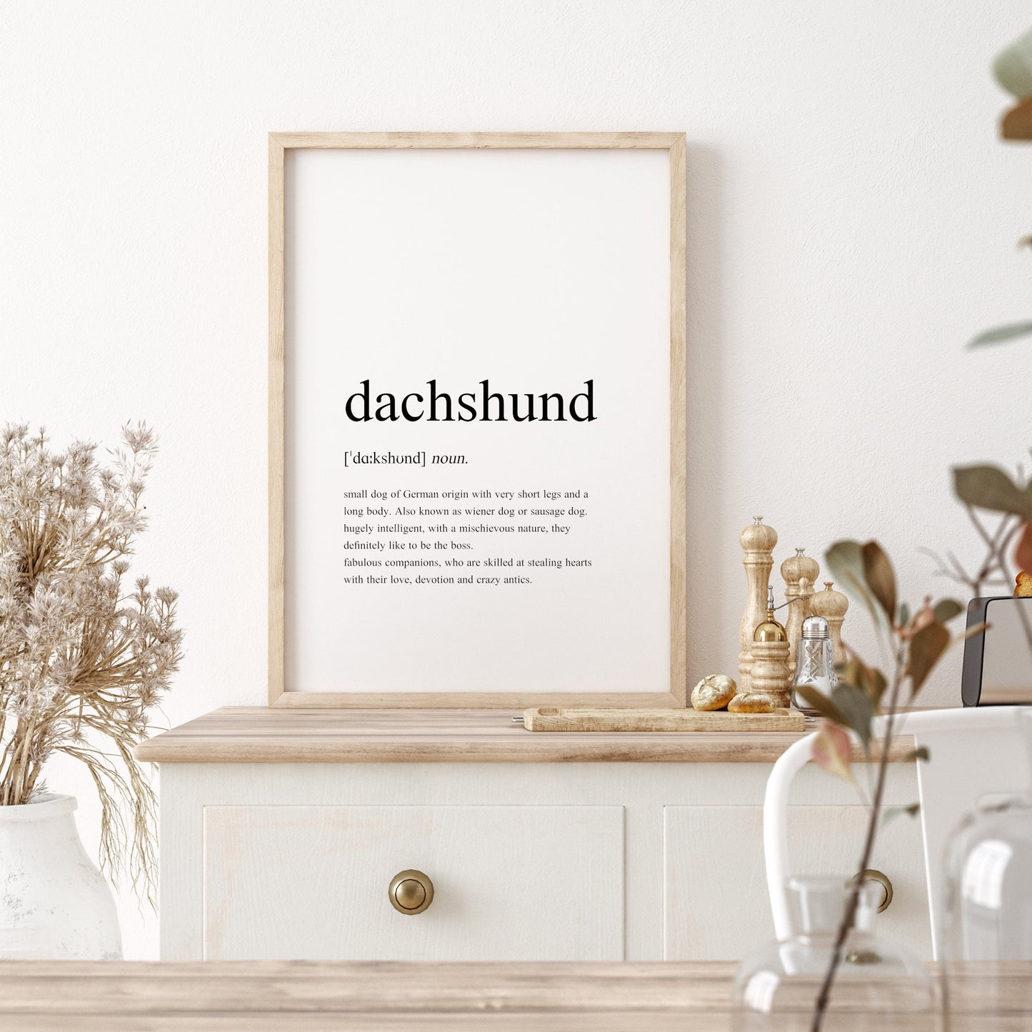 Dachshund Definition Print