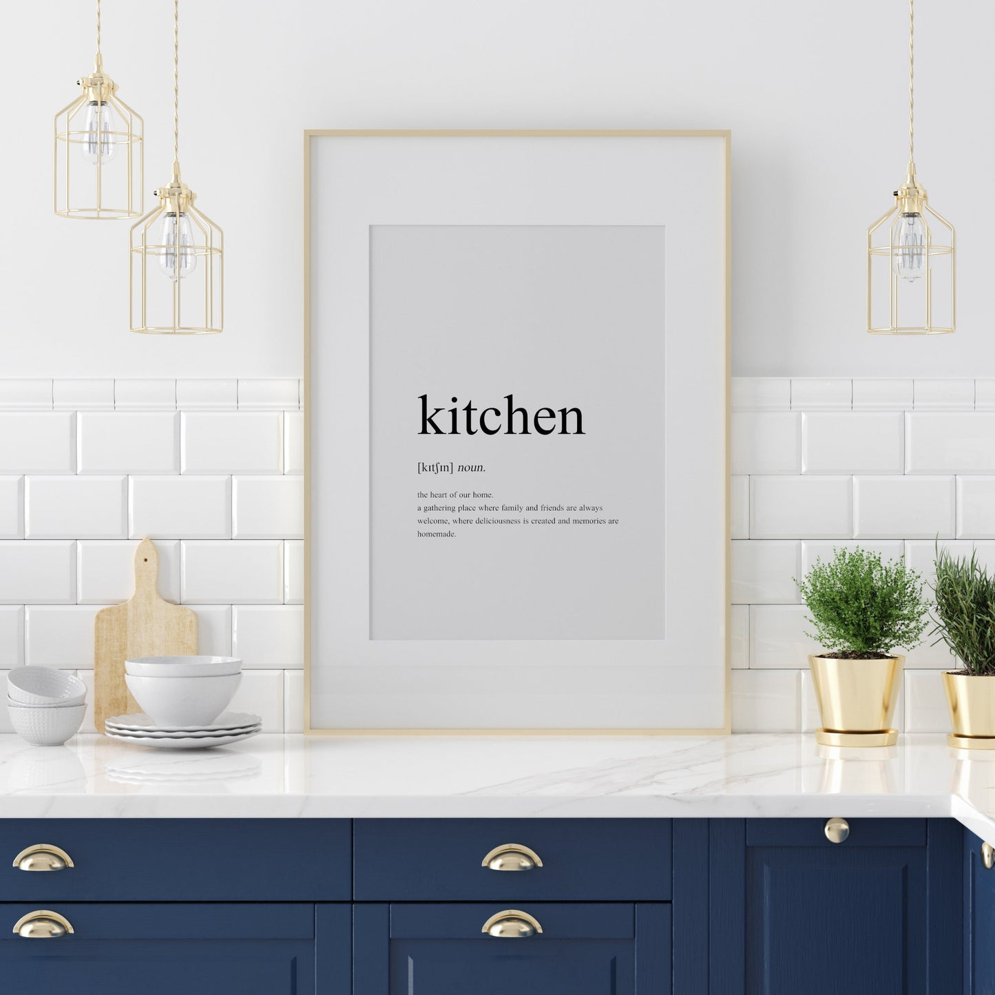 Kitchen Dictionary Definition Print