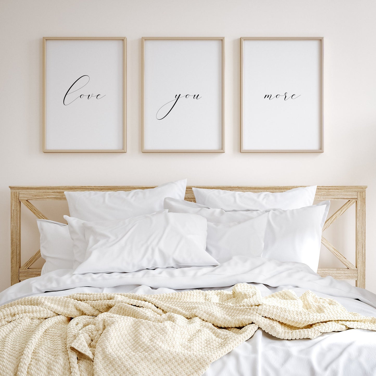 Love You More Prints (Set of 3)