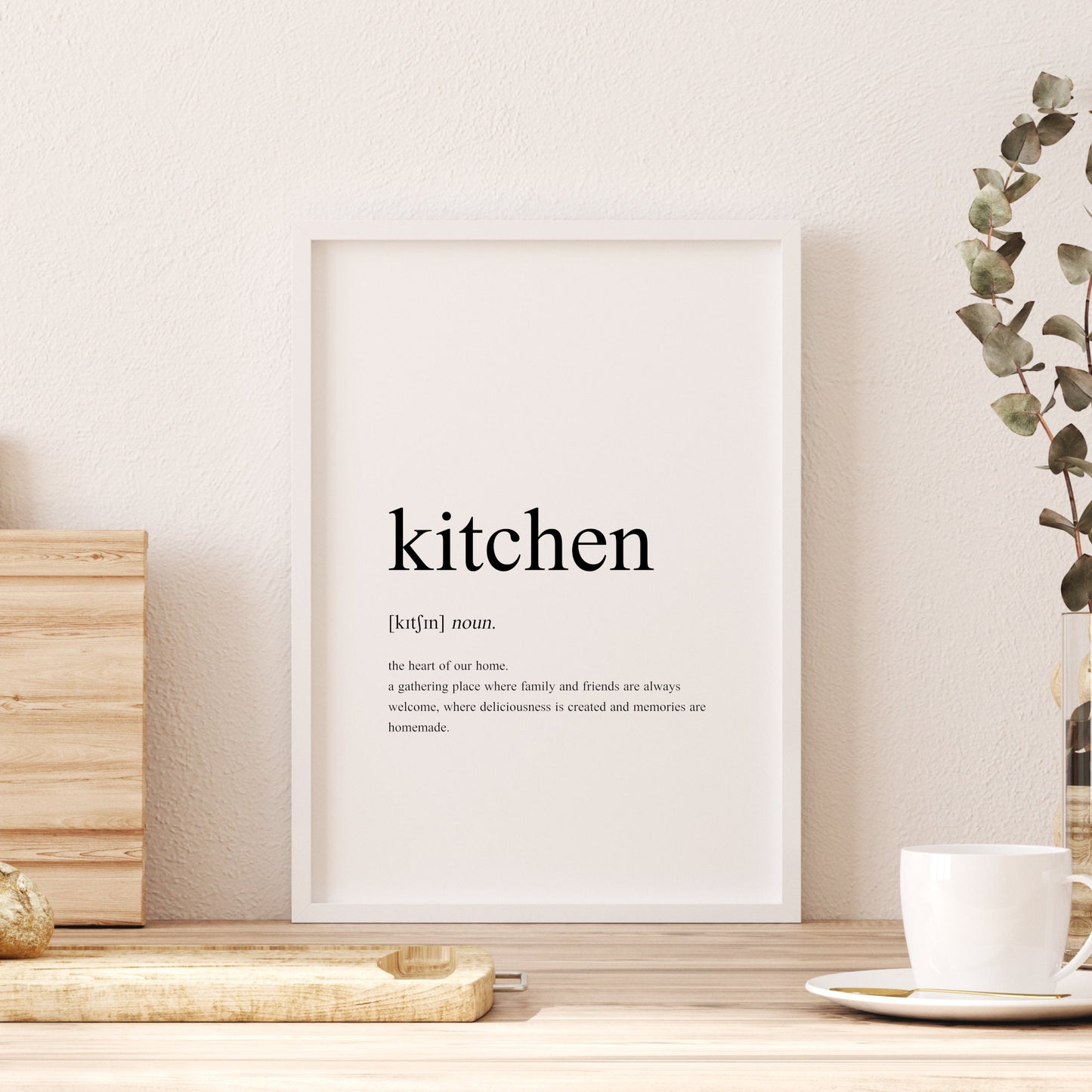 Kitchen Dictionary Definition Print