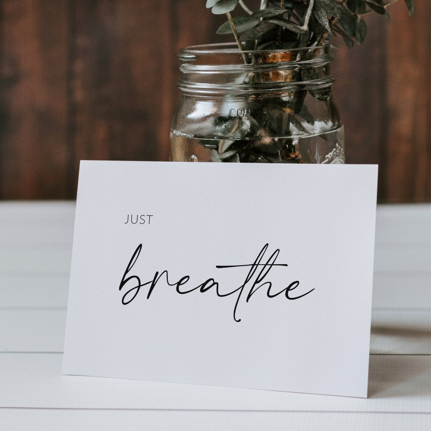 Just Breathe Print