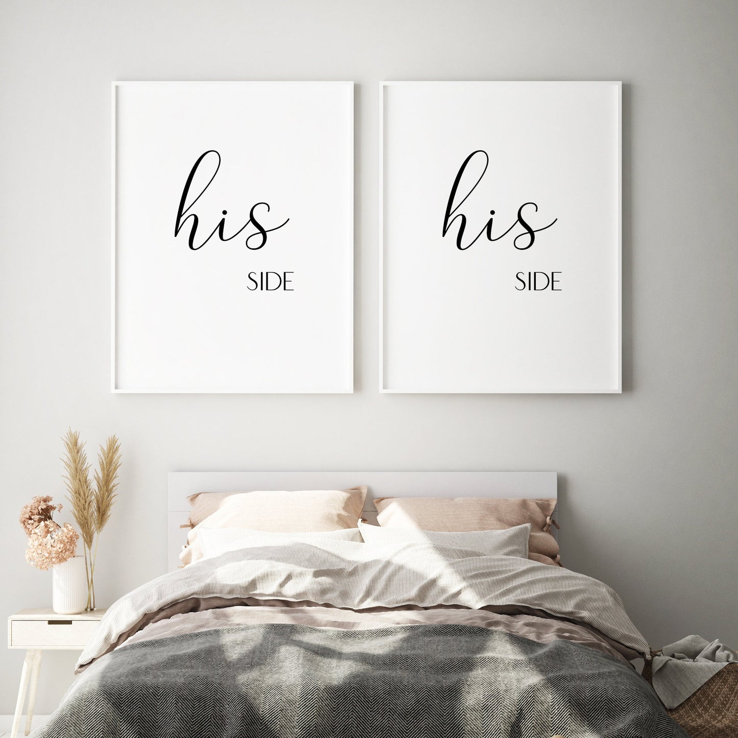 His Side & His Side Prints (Set of 2)