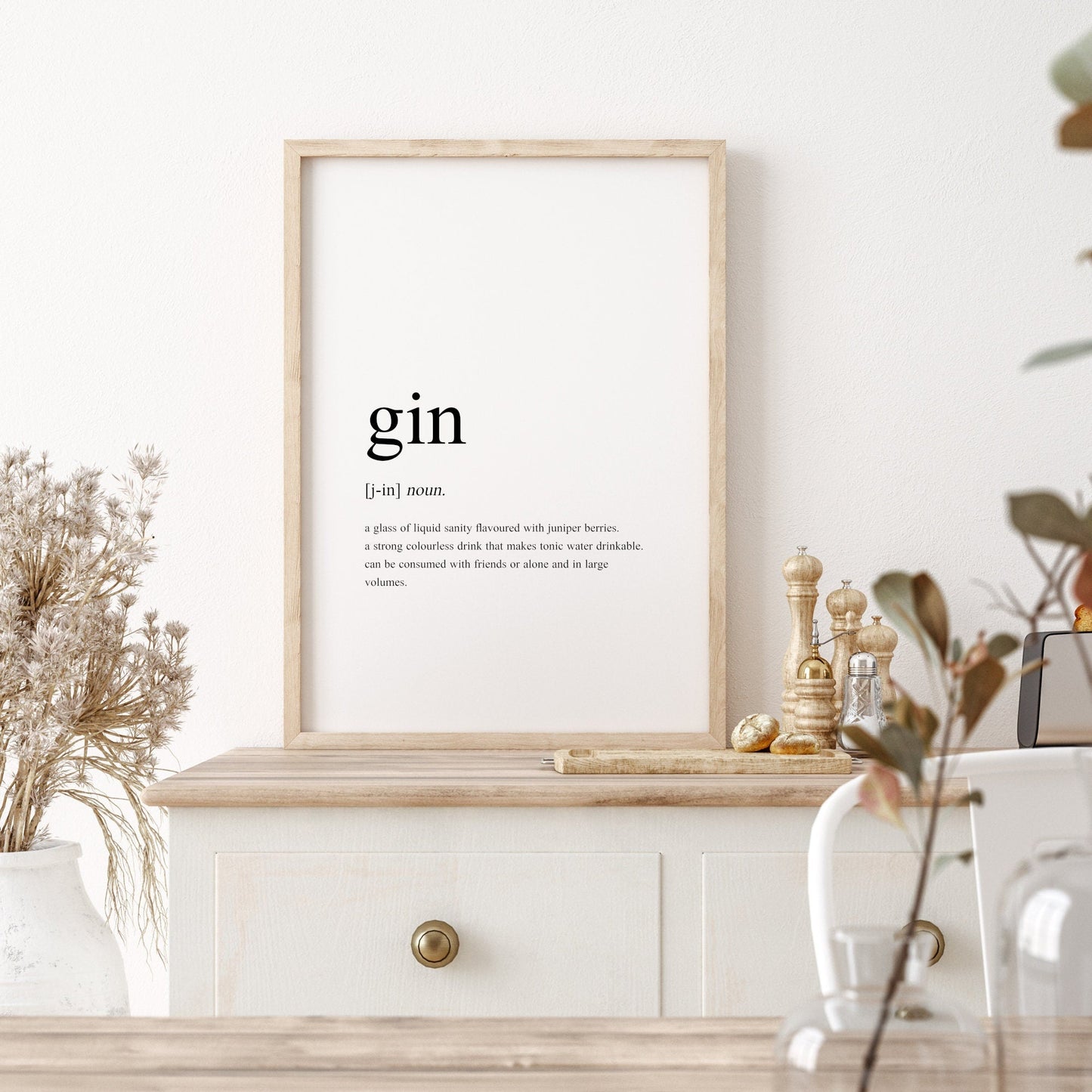 Gin Definition Print