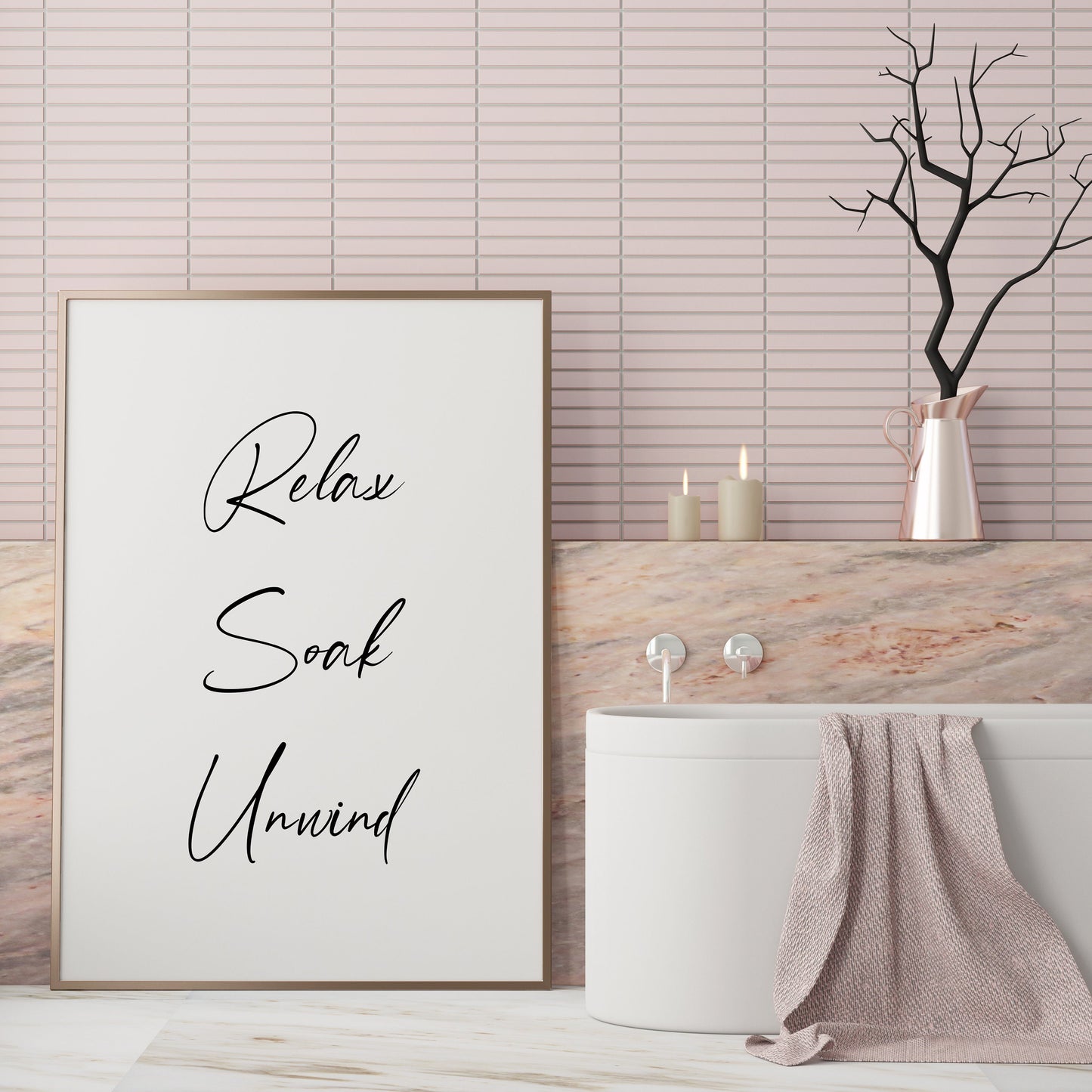 Relax Soak Unwind Print