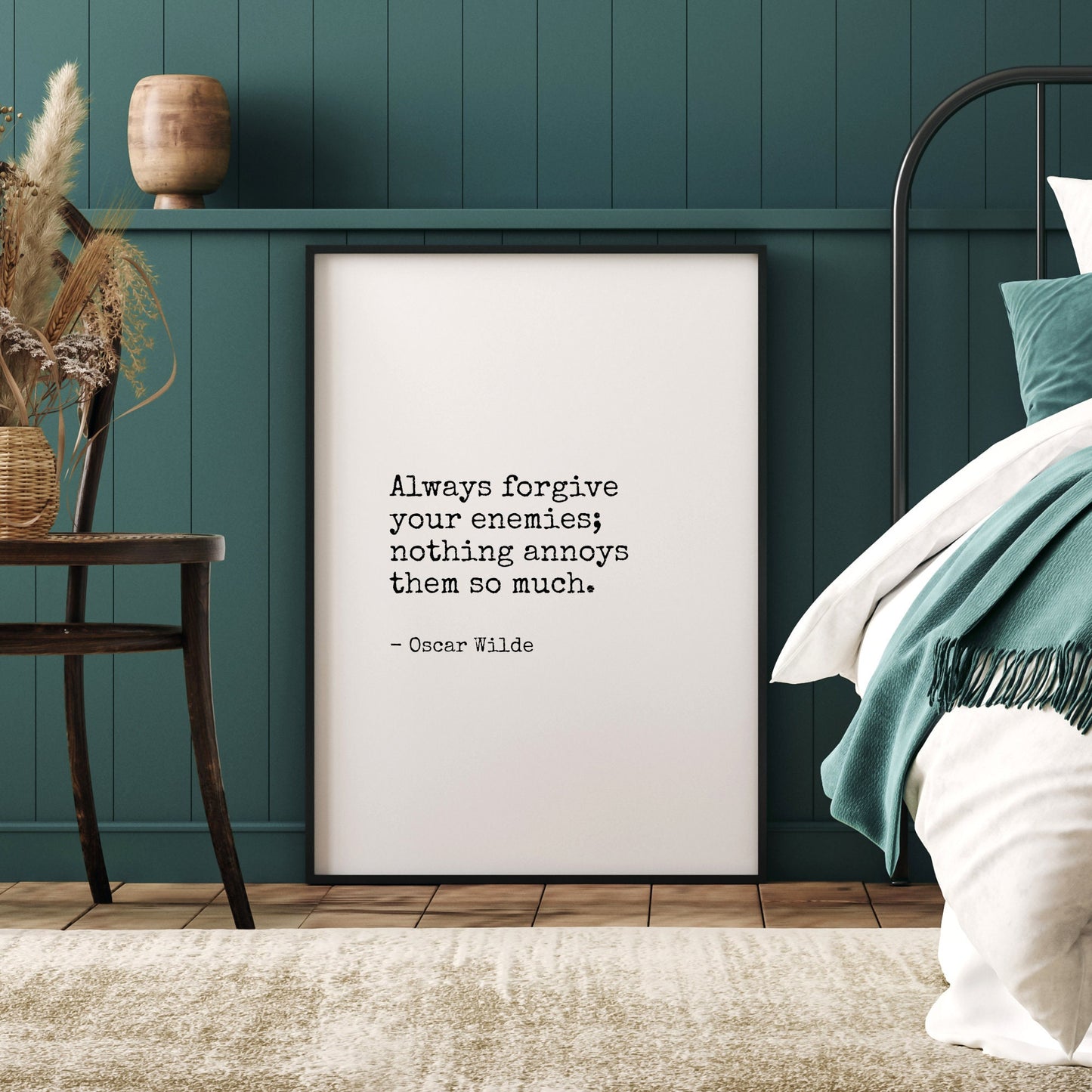 Always Forgive Your Enemies from Oscar Wilde Print