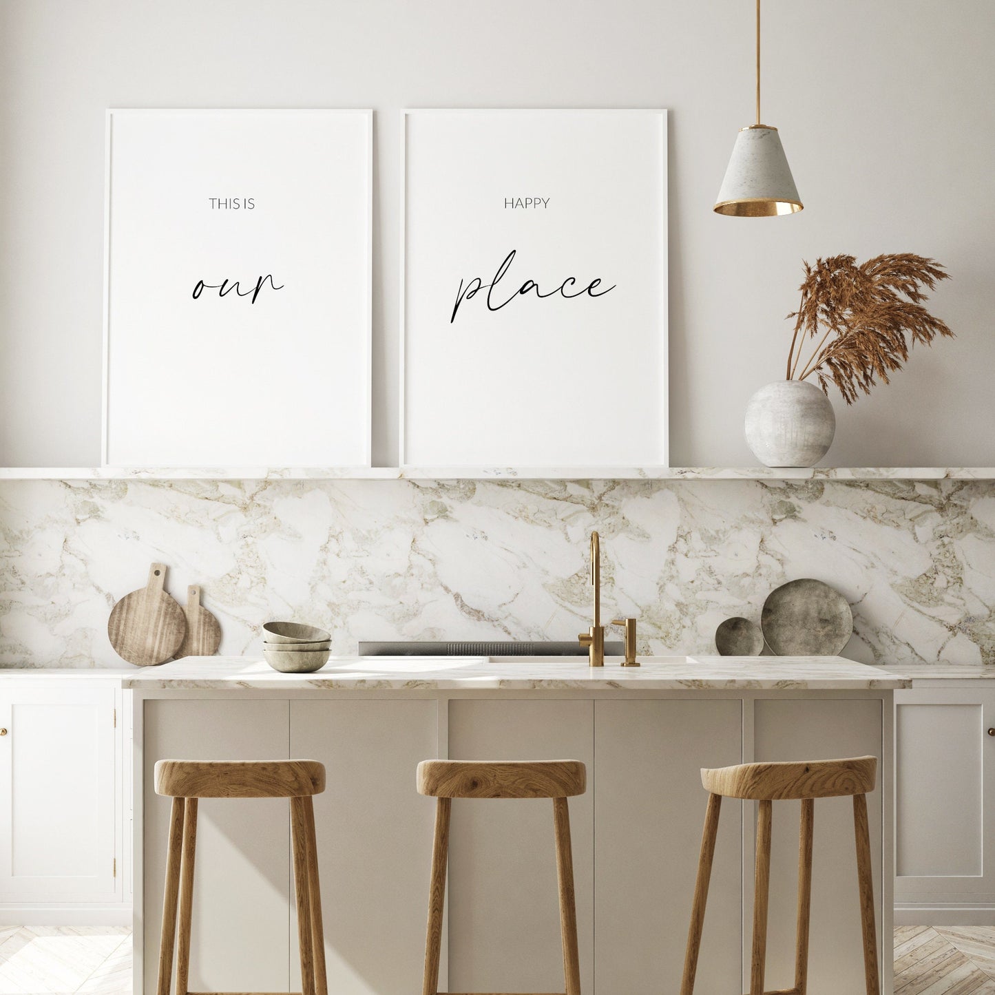 This Is Our Happy Place Prints (Set of 2)