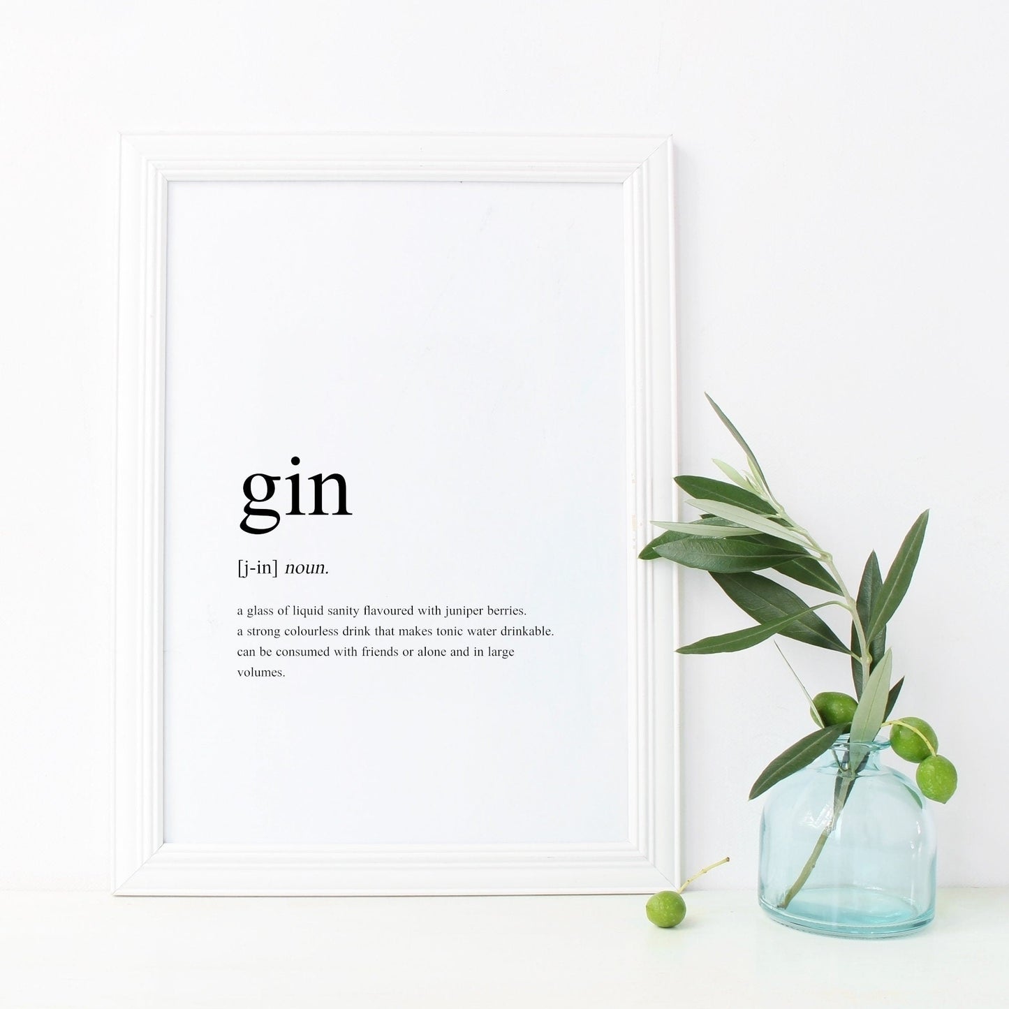 Gin Definition Print