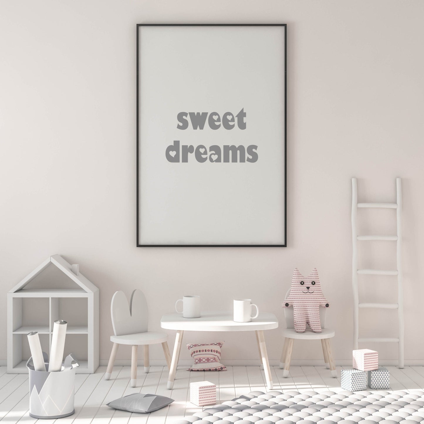 Sweet Dreams (Grey) Print