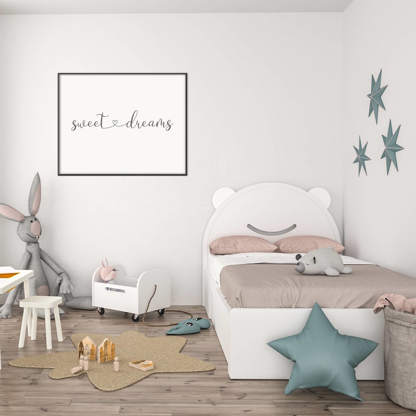 Sweet Dreams (Grey) Print