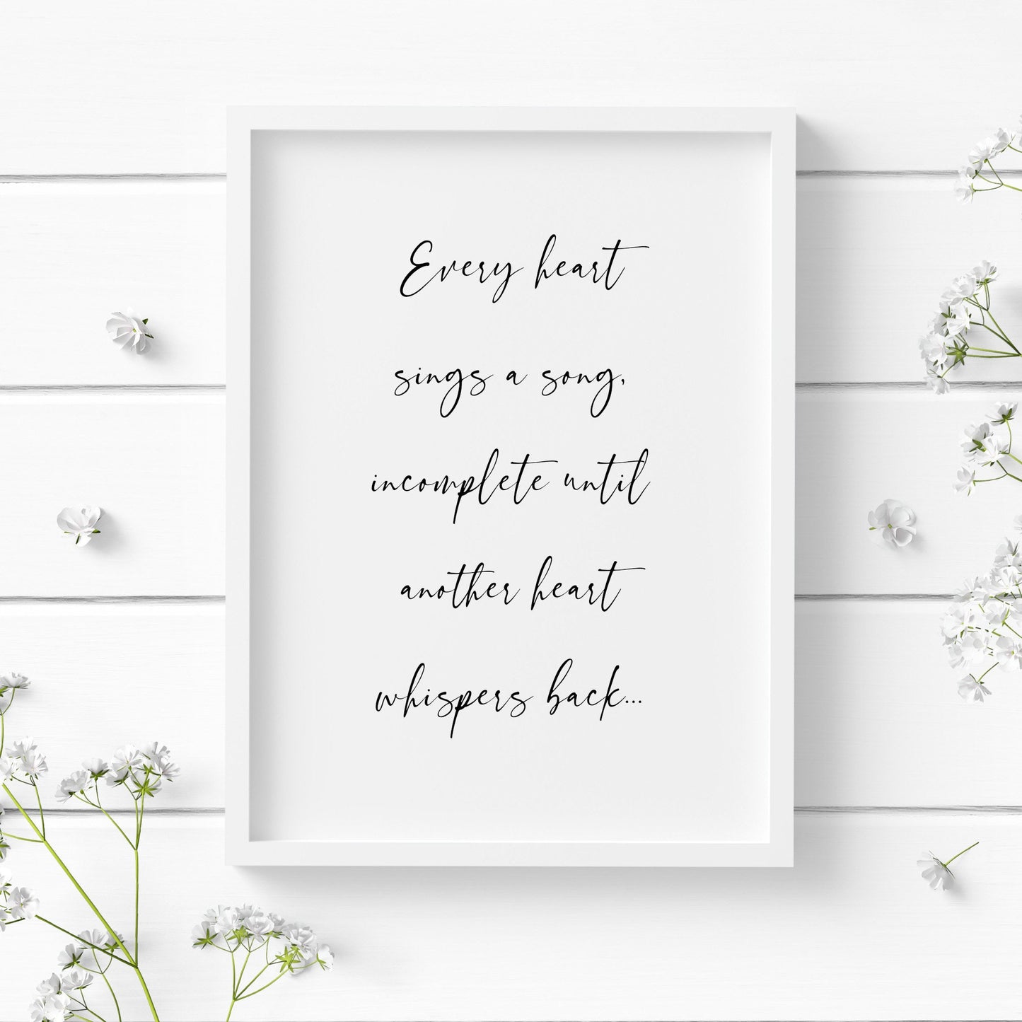 Every Heart Sings A Song Print