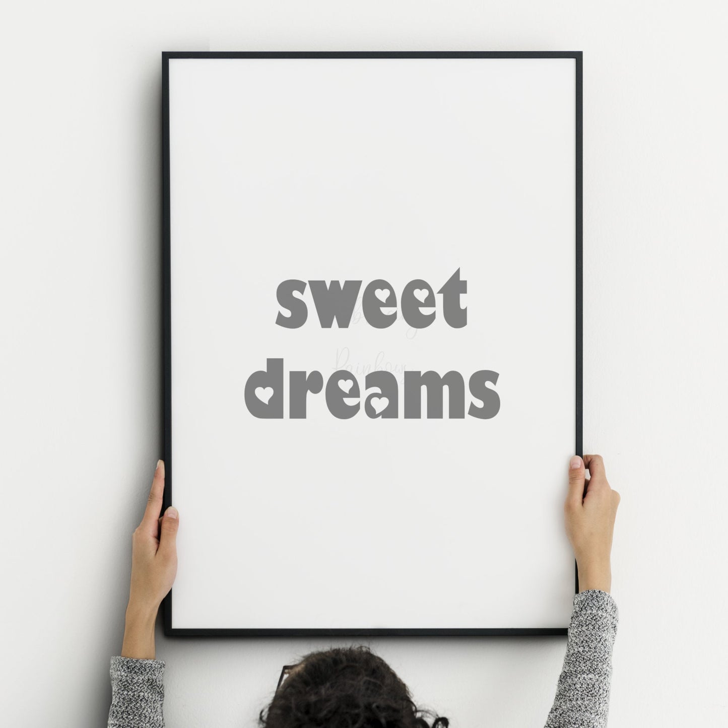 Sweet Dreams (Grey) Print