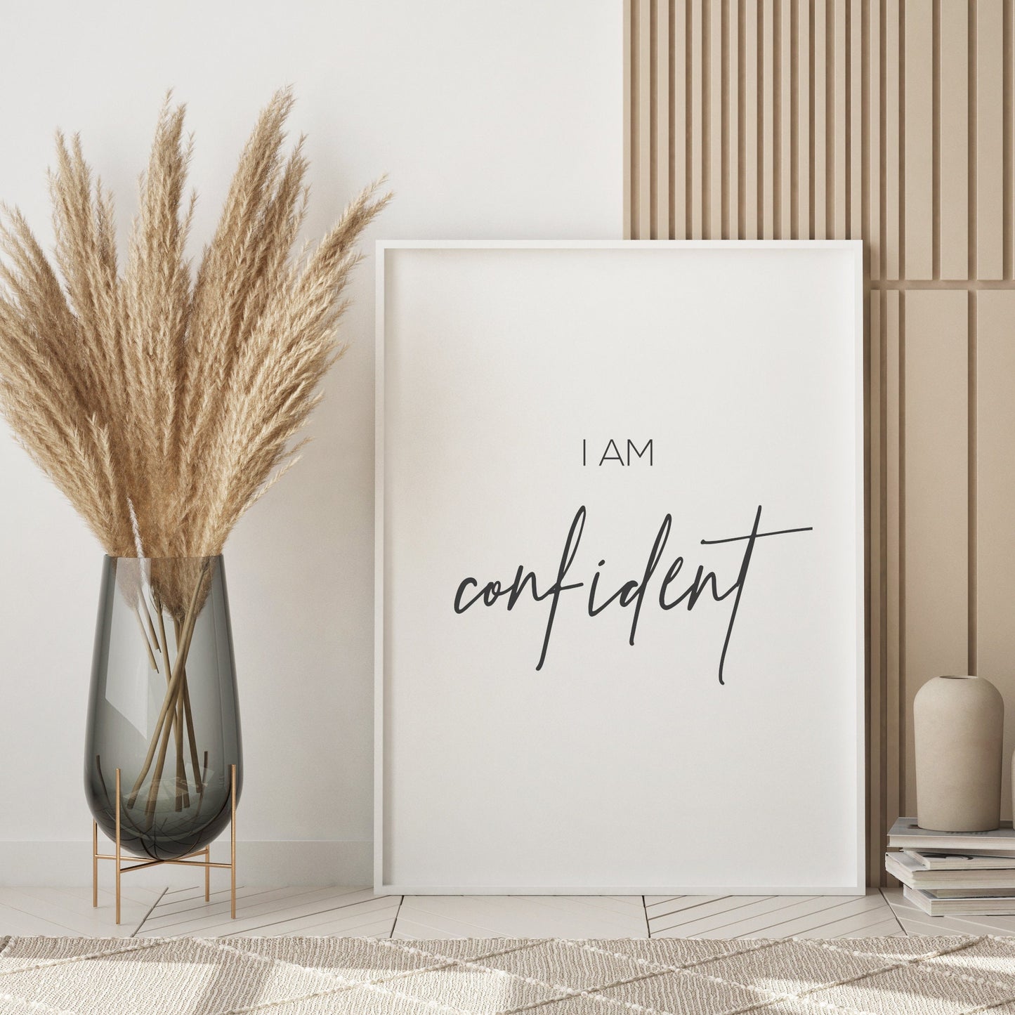 I Am Confident Affirmation Print