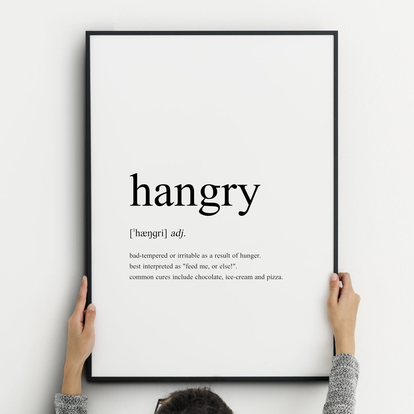 Hangry Definition Print