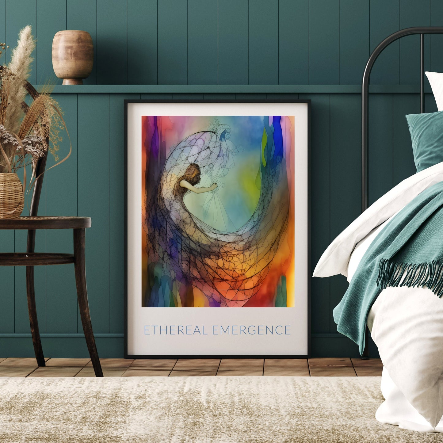 "Ethereal Emergence" Abstract Print