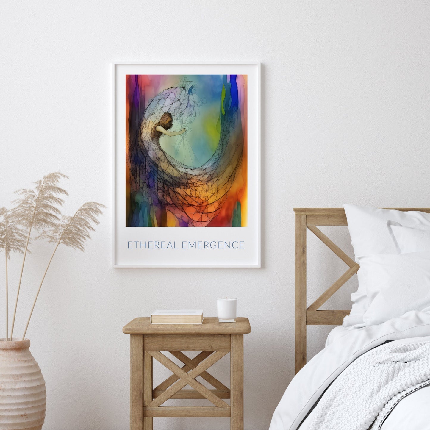 "Ethereal Emergence" Abstract Print