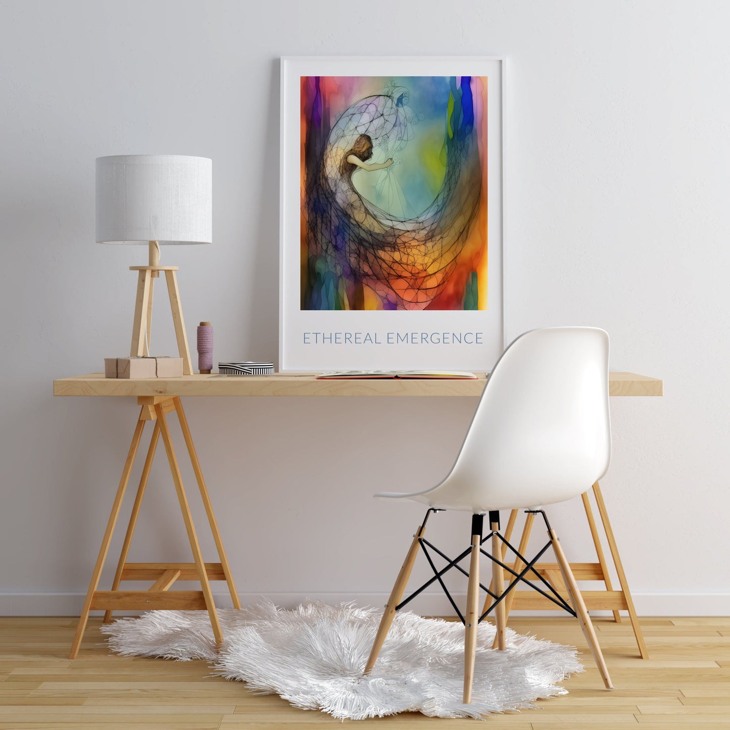 "Ethereal Emergence" Abstract Print